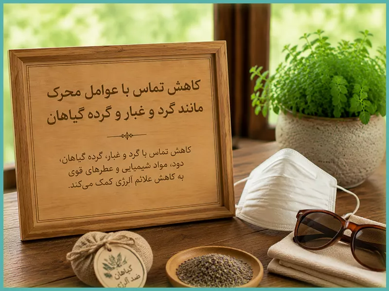 درمان آلرژی با طب سنتی 75 راه های درمان آلرژی در طب سنتی 7. کاهش تماس با عوامل محرک مانند گرد و غبار و گرده گیاهان