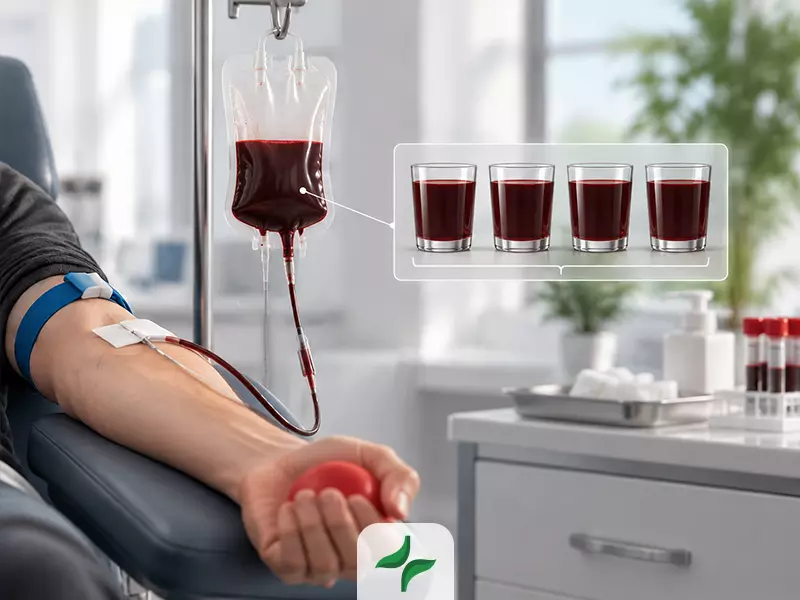تفاوت فصد خون با اهدای خون: 8 تفاوت کلیدی! 21 میزان خون خارج شده در اهدا چقدر است؟