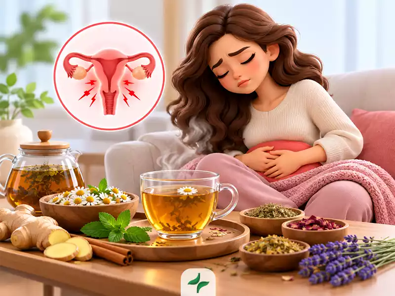 بهترین روش‌ درمان درد قاعدگی در طب سنتی: ۱. گیاهان دارویی و دمنوش‌ها