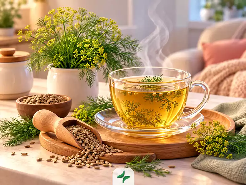 درمان درد قاعدگی با طب سنتی 164 گیاهان دارویی برای کاهش درد قاعدگی: ۵. دمنوش شوید