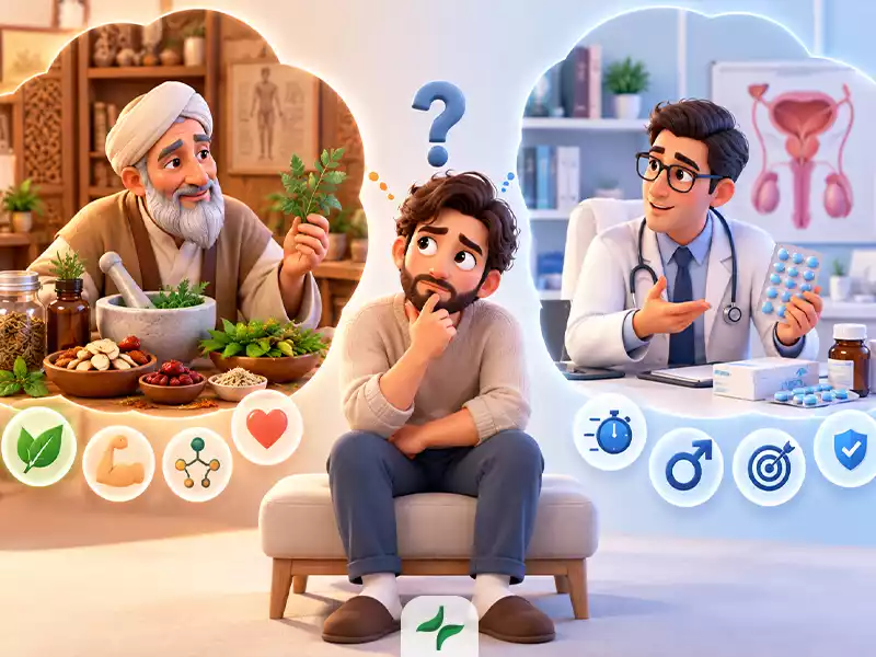 تفاوت طب سنتی و طب مدرن در درمان ناتوانی جنسی مردان
